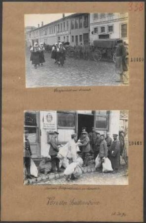 Von der Balkanfront: Deutsche Feldpoststation in Monastir