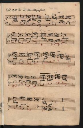 Lobt Gott ihr Christen allzugleich; org; G-Dur; BWV 609