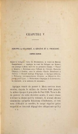 Les Sciences et les Arts occultes au XVIe siècle : Corneille Agrippa : sa vie et ses oeuvres, Tome Deuxième