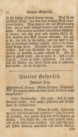 Viertes Gespräch