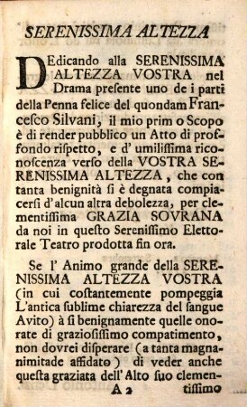La Verità nell'inganno : drama per musica ...