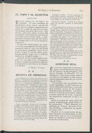 El topo y el ruiseñor. : Traducción.