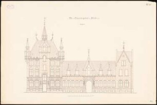 Post- und Telegraphengebäude, Münster: Westansicht