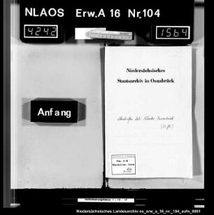 Urkundenabschriften betr. das Kloster Bersenbrück (13. Jh.)