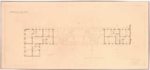 Südtiroler Siedlung, Schwaz: Volkswohnungen, Abschnitt IV: Grundriss Erdgeschoss 1:100 (Zeichnung des Architekten)