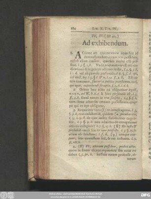 Tit. IV. (III. 42.) Ad exhibendum.