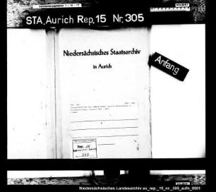 Personalakten des Carl Ludwig Gerdes, zuletzt Amtshauptmann in Stickhausen (dabei Vorakten 1834 - 1867)