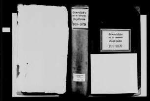 Ziegelhausen, evangelische Gemeinde, lutherisch und reformiert: Geburtenbuch 1810-1870