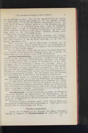 Viehkrankheiten.