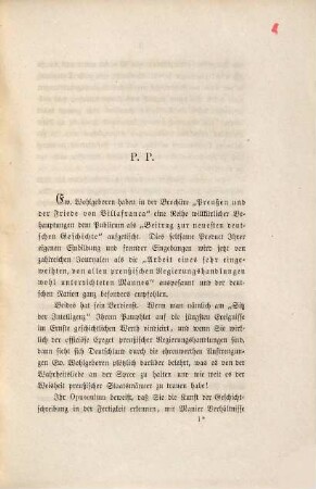 Deutsche Antwort auf preußische Phrasen : ein offener Brief an den Verfasser der Schrift: "Preußen und der Friede von Villafranca"