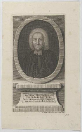 Bildnis des Iacobus Bruckerus