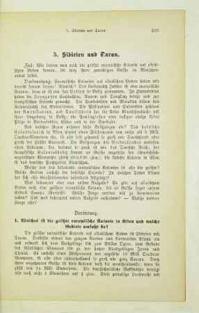 5. Sibirien und Turan