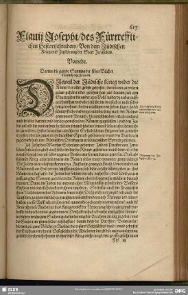 Flavij Josephi, des Fürtrefflichen Historienschreibers, Von dem Jüdischen Krieg und Zerstörung der Statt Jerusalem