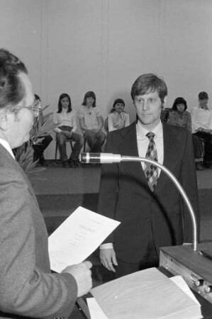 Amtseinführung des neuen Leiters der Realschule Neureut Dieter Wanner
