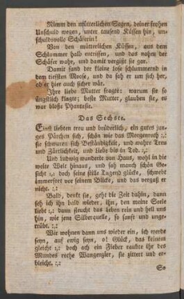 Das Sechste.