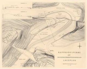 Rappbodetalsperre, Harz: Lageplan 1:1000