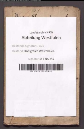 Ausmittelung und Ablieferung des Revenuenzehntels vom Kollegiatstift St. Martini, Minden