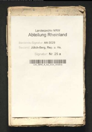 Ein Paket Urkunden-Abschriften