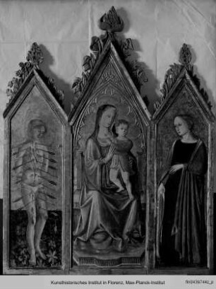 Madonna mit Kind und den Heiligen Sebastian und Katharina von Alexandrien