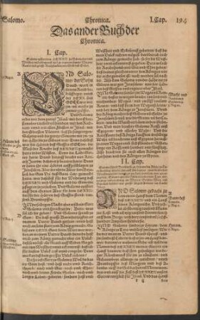 Das ander Buch der Chronica.
