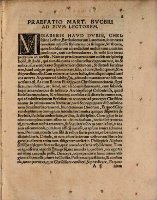 Scripta Dvo Adversaria D. Bartholomaei Latomi LL. Doctoris, Et Martini Bvceri Theologi : De Dispensatione Sacramenti Eucharistiae, De Inuocatione Diuorum, De Coelibatu Clericorum ,...