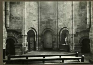 ehemalige Klosterkirche. Abschluß des katholischen Teiles