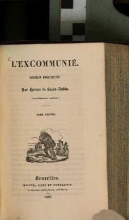 L' excommunié : roman posthume, 2