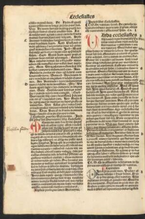 Incipit liber Ecclesiastes.