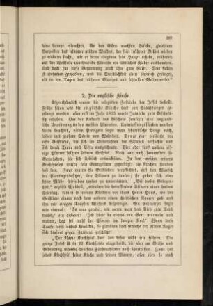 287-291, 2. Die englische Kirche