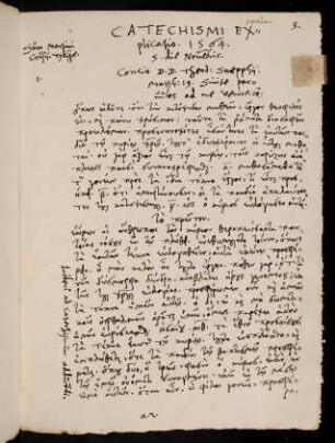 3-5, 5.11.1564 (vesperi), Katechismus, Matth 19
