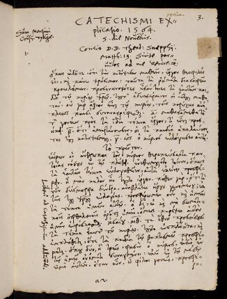 3-5, 5.11.1564 (vesperi), Katechismus, Matth 19