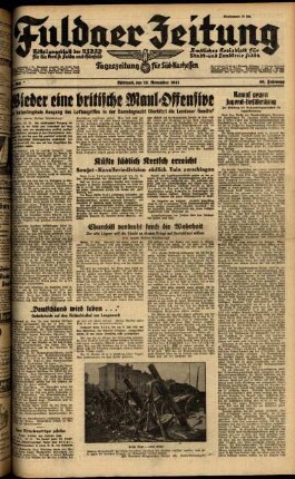 Ausgabe vom Mittwoch, den 12. November 1941.