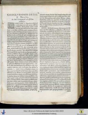 Conclusiones Philosophicae de Deo.