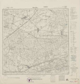3064 (alte Nr.: 1570) Stieglitz, Meßtischblatt (4cm - Karte)