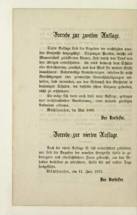 Vorrede zur zweiten Auflage. Vorrede zur vierten Auflage
