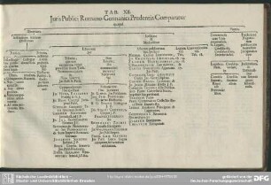 Tab. XII. Juris Publici Romano-Germanici Prudentia Comparatur