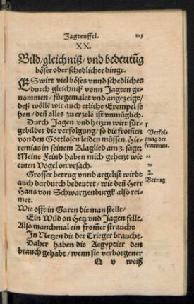 XX. Bild/ gleichniß/ und bedeutu[n]g böser oder schedlicher dinge.