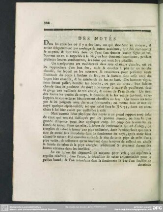 Des Noyés