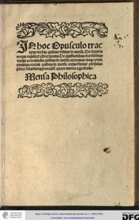Mensa philosophica