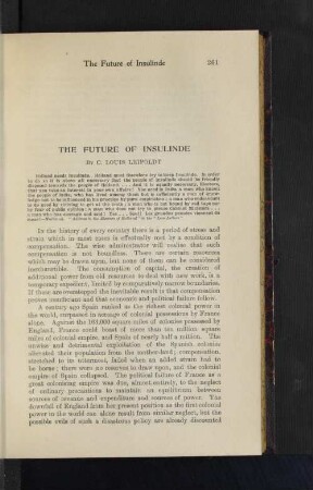The Future of Insulinde