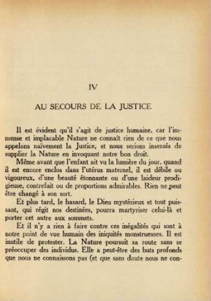 IV Au secours de la justice