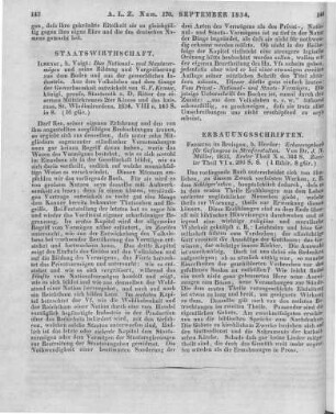 Krause, G. F.: Das National- und Staatsvermögen. Ilmenau: Voigt 1834