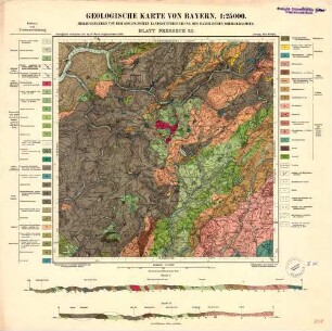 52 Presseck, Geologische Karte von Bayern, 1:25000