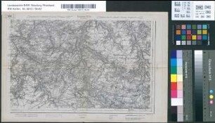 Karte von Frankreich 1:80.000. Gruppe II: Evreux 47 D. [Kartographische Abtheilung der Königl. Preuss. Landes-Aufnahme]
