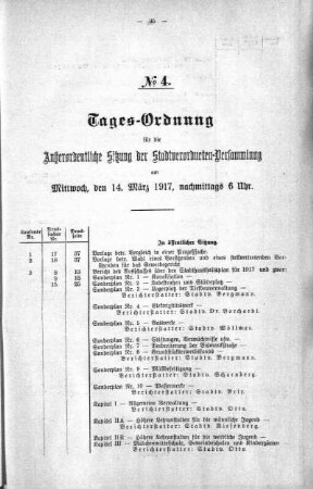 Tages-Ordnung No. 4 (17-24), 15. März 1917