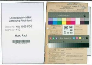 Entnazifizierung Paul Herx , geb. 29.10.1898 (Lehrer)