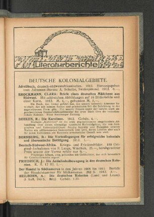 Literaturberichte