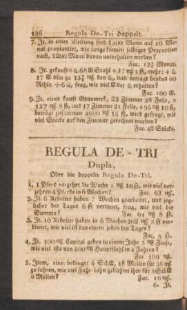 Regula De-Tri Dupla, ...