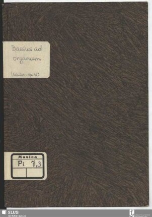 Bassus ad organum.