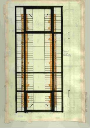 Entwurf für ein Glasfenster in einem Privathaus in Momberg-Niederklein